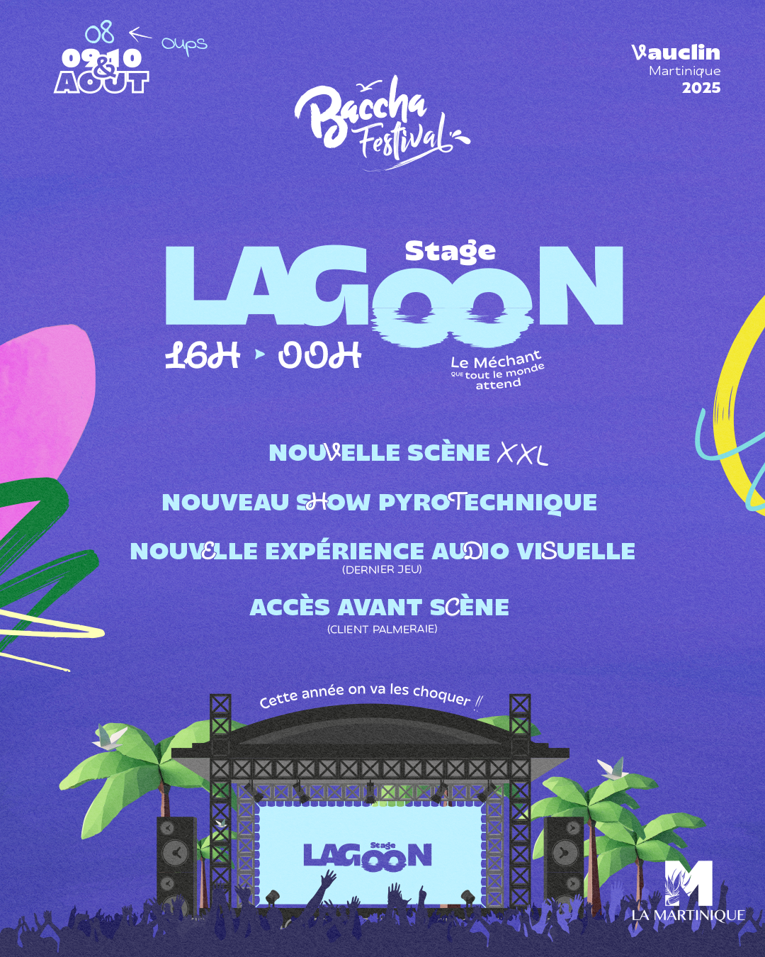 Visuel Lagoon Stage pour Baccha festival